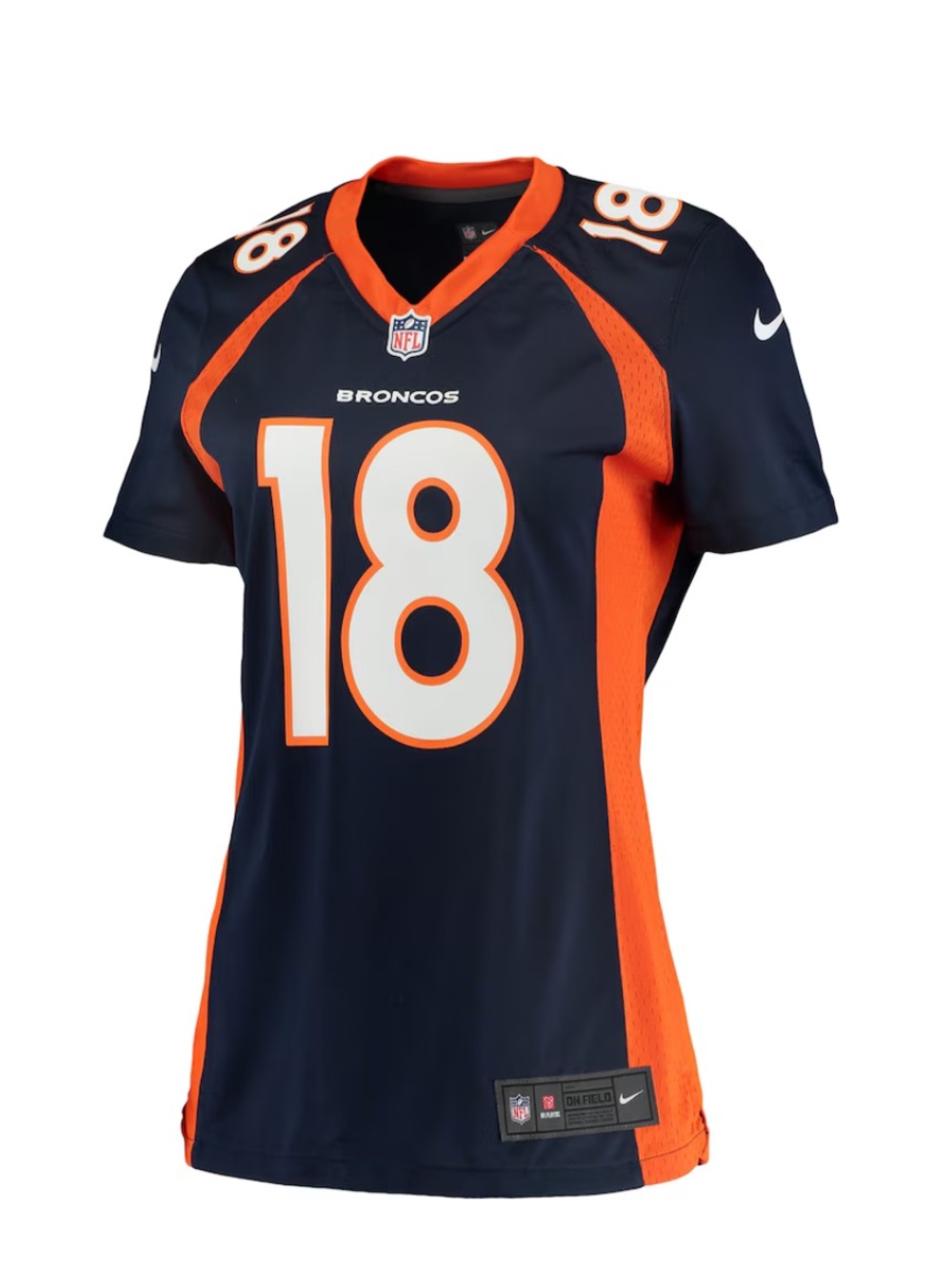 Women's Denver Broncos Peyton Manning Nike Navy Blue Game Jersey large